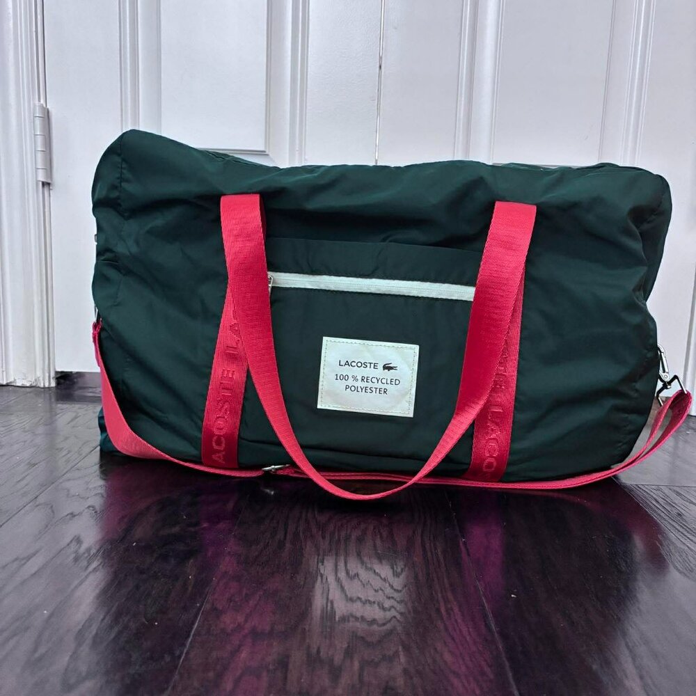 Lacoste weekender duffel bag 19 x 14